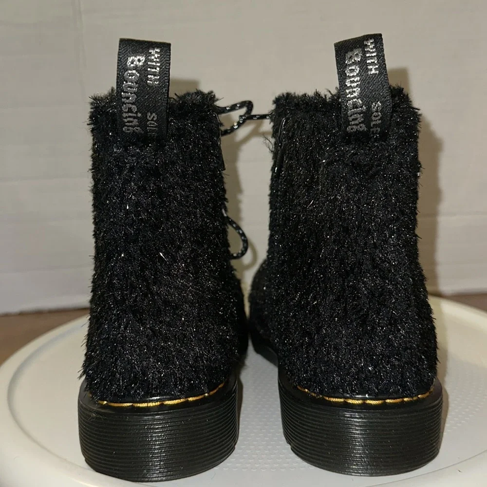 🆕Dr. Martens Pascal Tinsel Fur Lace Up Boots